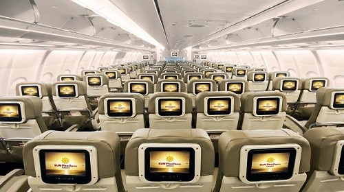Cận cảnh tàu bay A330 của Sun PhuQuoc Airways