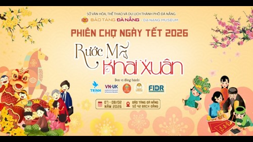 Phiên chợ ngày Tết 2026 tại Bảo tàng Đà Nẵng