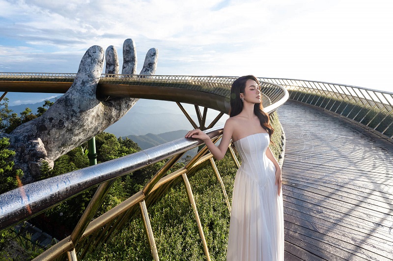 Á hậu Vũ Thúy Quỳnh cùng bộ ảnh tại Sun World Ba Na hills