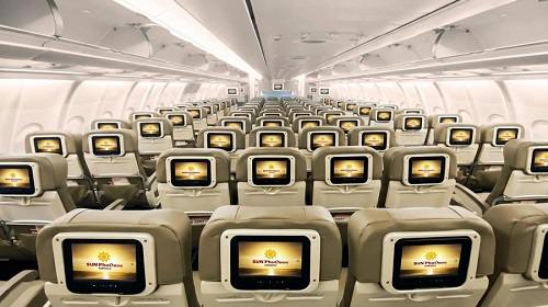 Cận cảnh tàu bay A330 của Sun PhuQuoc Airways